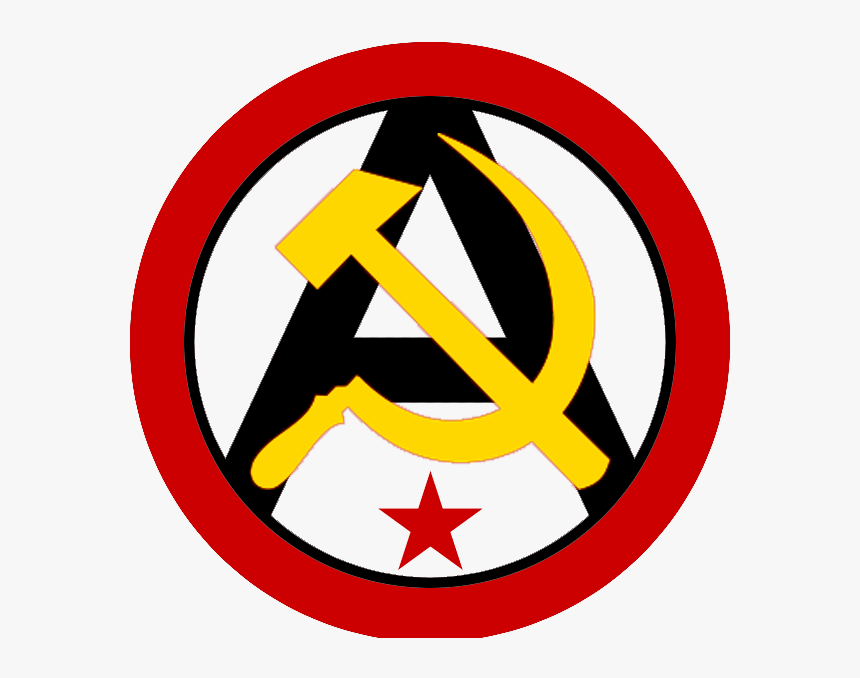 Anarchist Communist Logo - Anarcho Communism Symbol Png, Transparent Png