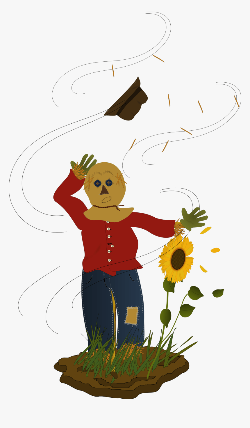 Windy Leaves Cliparts - Clip Art, HD Png Download