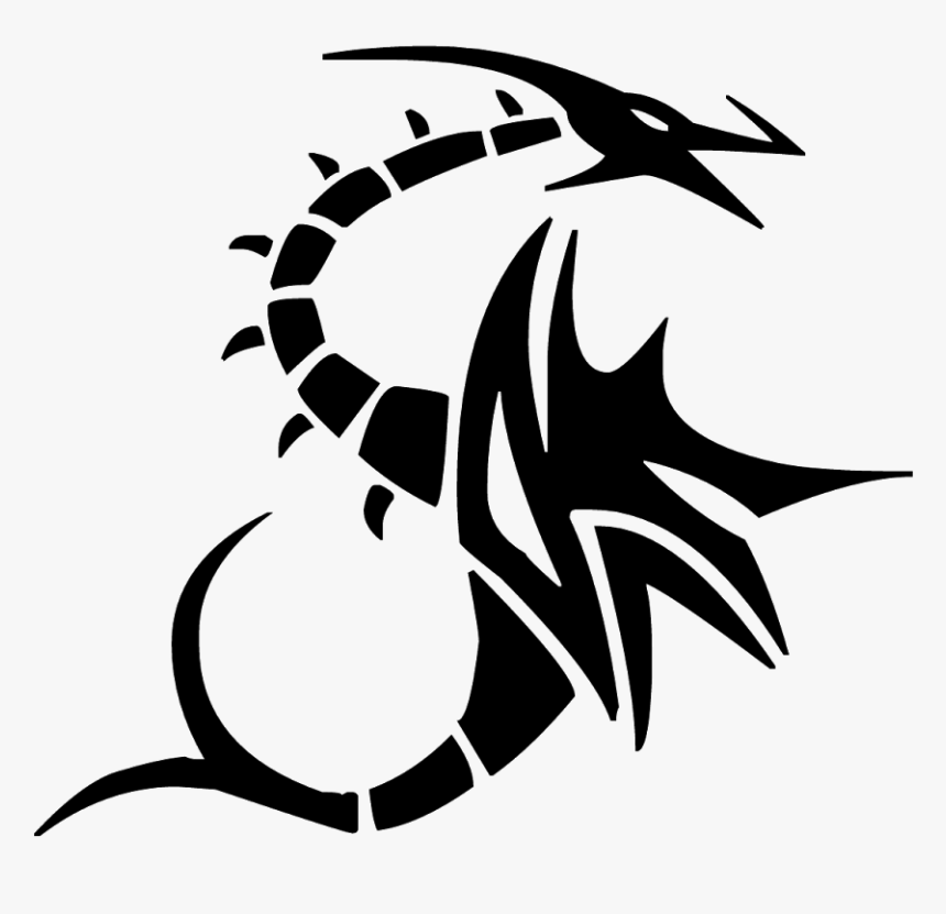 Black And White Line Art Silhouette - Silhouette, HD Png Download