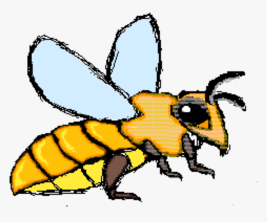 Bee Not Flying - Cartoon, HD Png Download