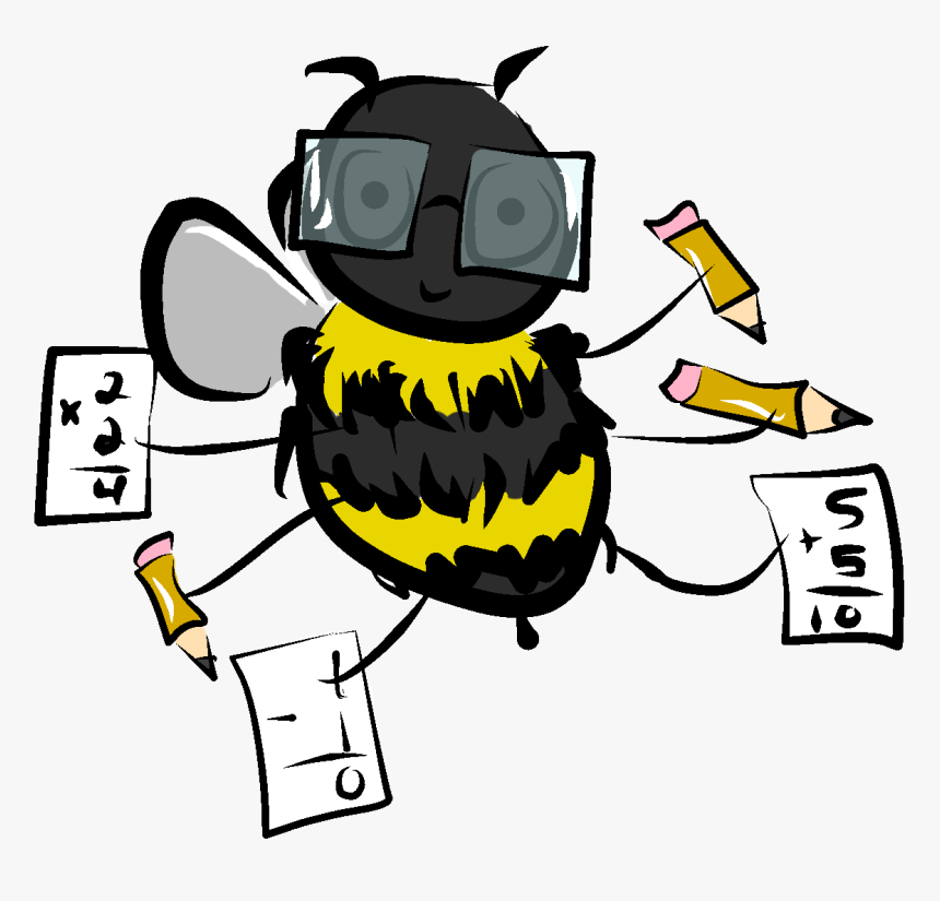 Rebecca Enright/art Editor - Bee Doing Math, HD Png Download