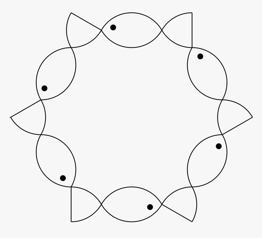 This Free Icons Png Design Of 6 Fish- - Circle, Transparent Png