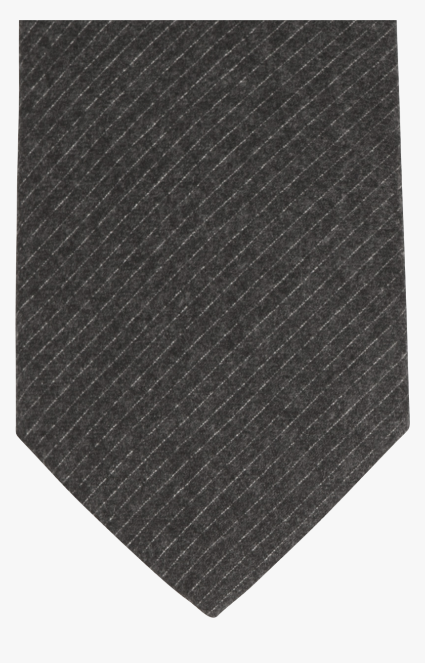 Grey Pinstripe Flannel Tie 
 Title Grey Pinstripe Flannel - Scarf, HD Png Download