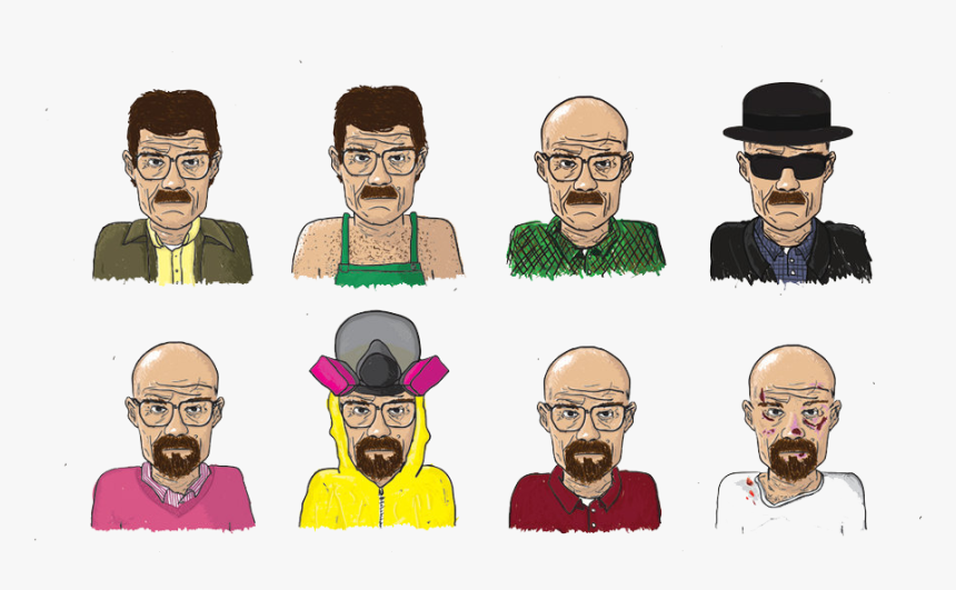 Breaking Bad Walter Evolution, HD Png Download