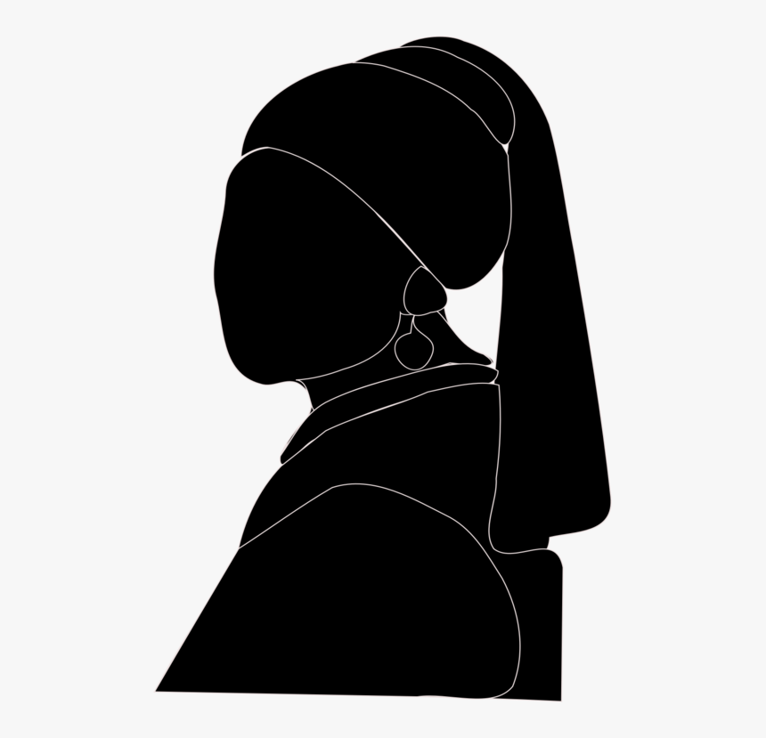 Shoulder,head,silhouette - Illustration, HD Png Download
