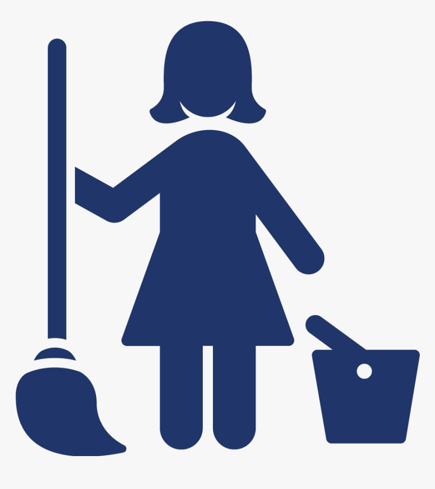 Cleaning-lady - Occupation Icon Png, Transparent Png