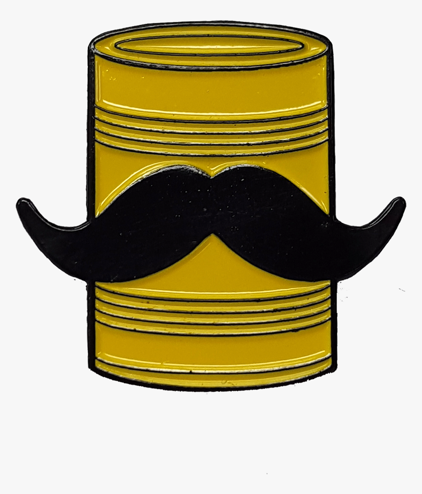 Tin Can Mustache Pin , Transparent Cartoons, HD Png Download