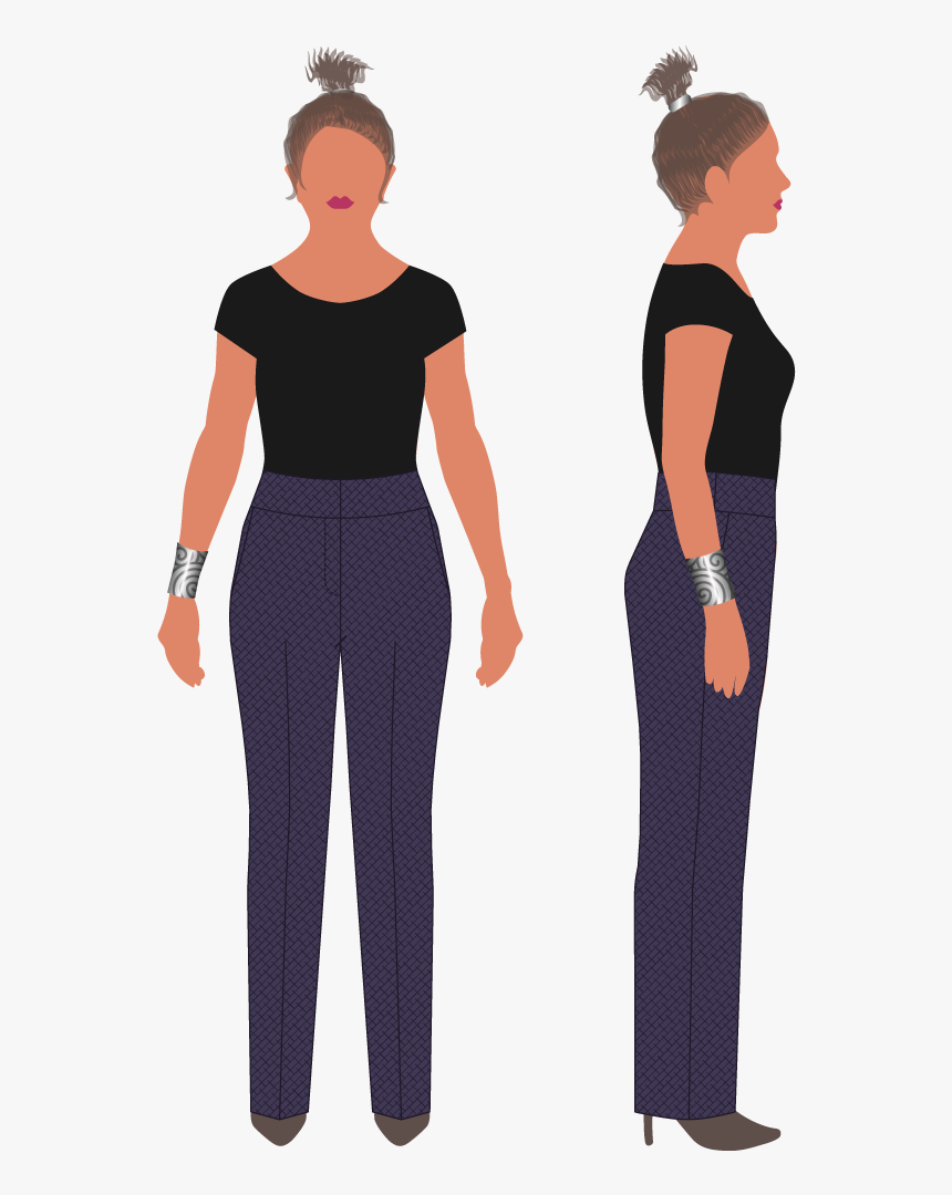 Haley Pants - Standing, HD Png Download