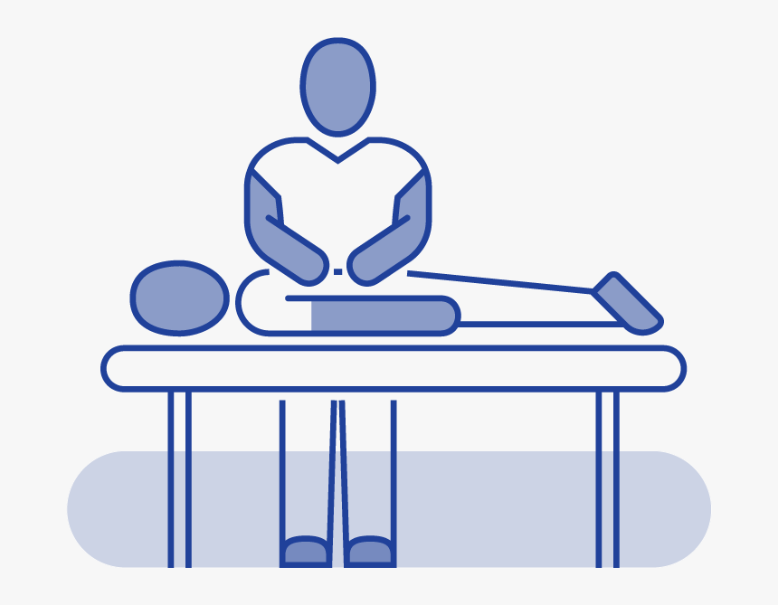 Body Works Blue Outline New Injury - Sitting, HD Png Download