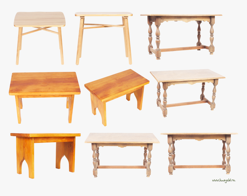 Wooden Tables Png Image - Table, Transparent Png
