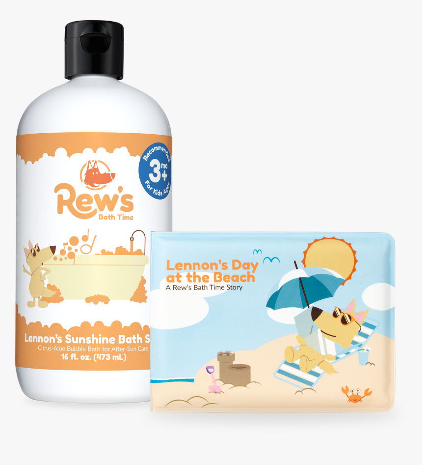 Lennon S Sunshine Bath Suds With Children S Bath Book, HD Png Download