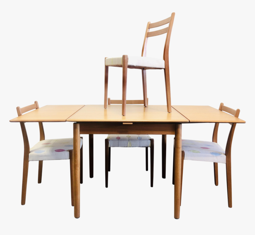1970s Danish Modern Svegards Markaryds Teak Dinette - Kitchen & Dining Room Table, HD Png Download