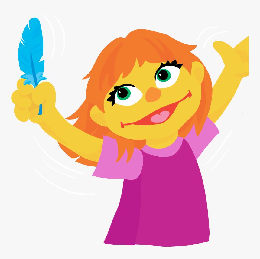 Sesame Street Reveals New Character, A Girl With Autism - Julia From Sesame Street, HD Png Download