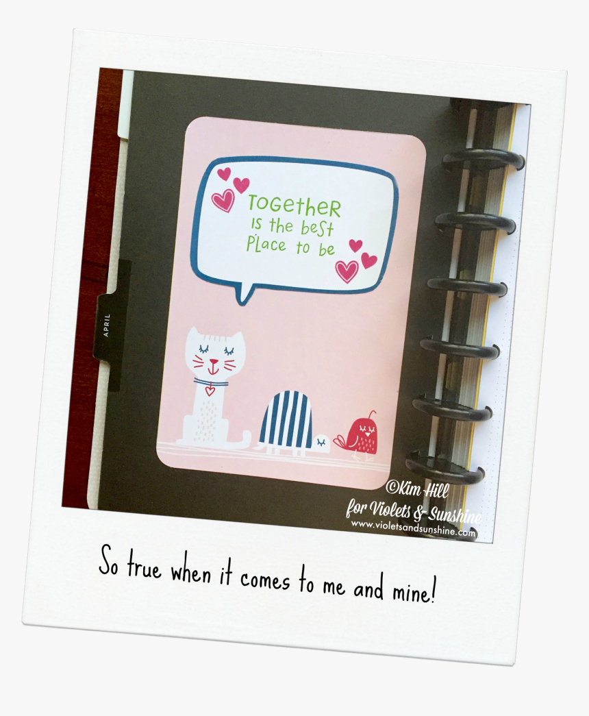 The Backside Of The Dividers Have Inspirational Quotes - Scrapbooking, HD Png Download