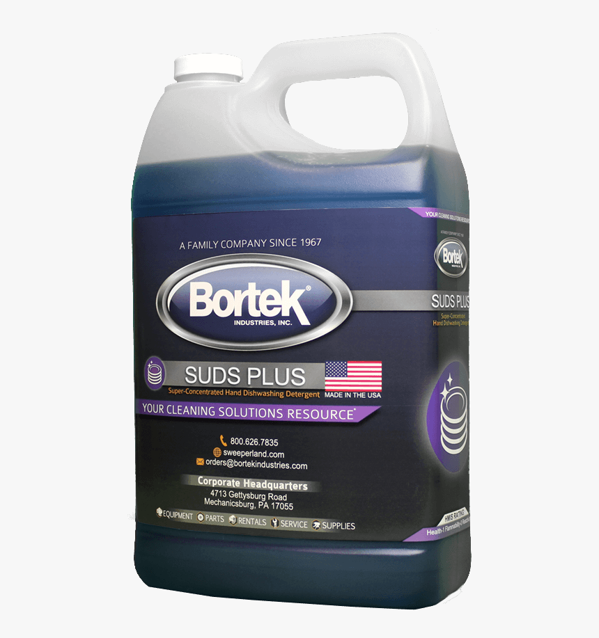 Suds Plus Super Concentrated Hand Dishwashing Detergent - Bottle, HD Png Download