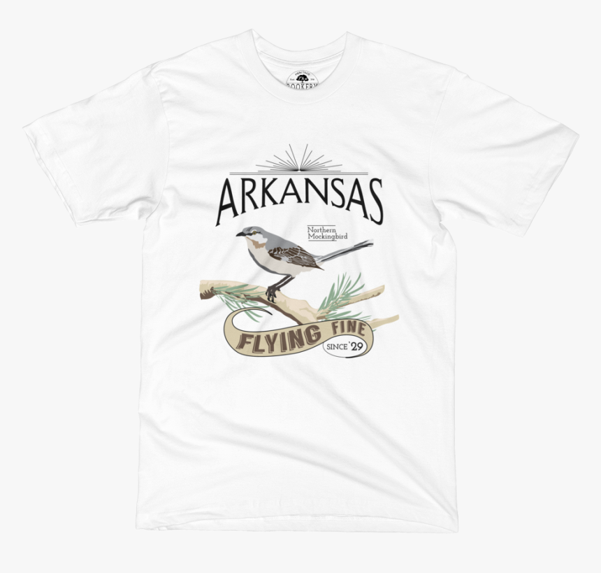 Arkansas Northern Mockingbird State Bird T-shirt - Bufflehead, HD Png Download