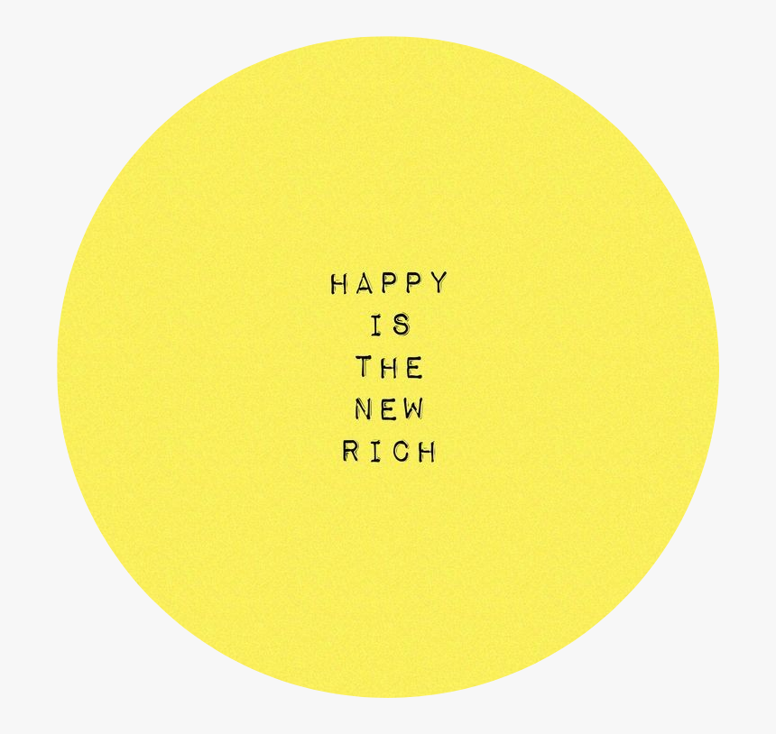 Aethetics Quote Stickers - Circle, HD Png Download