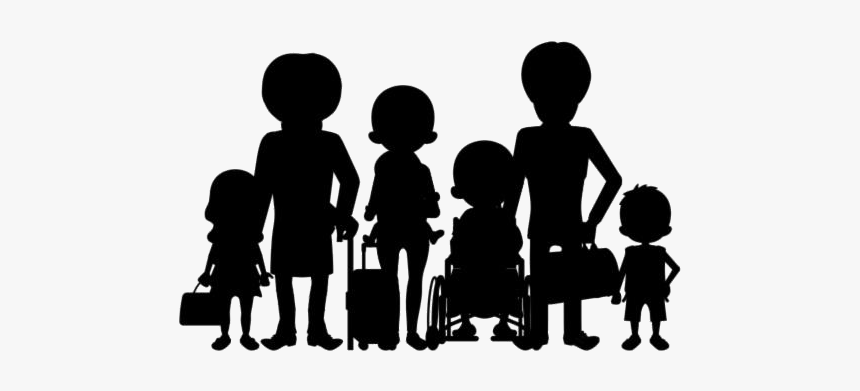 Family Png Transparent Images - Silhouette, Png Download