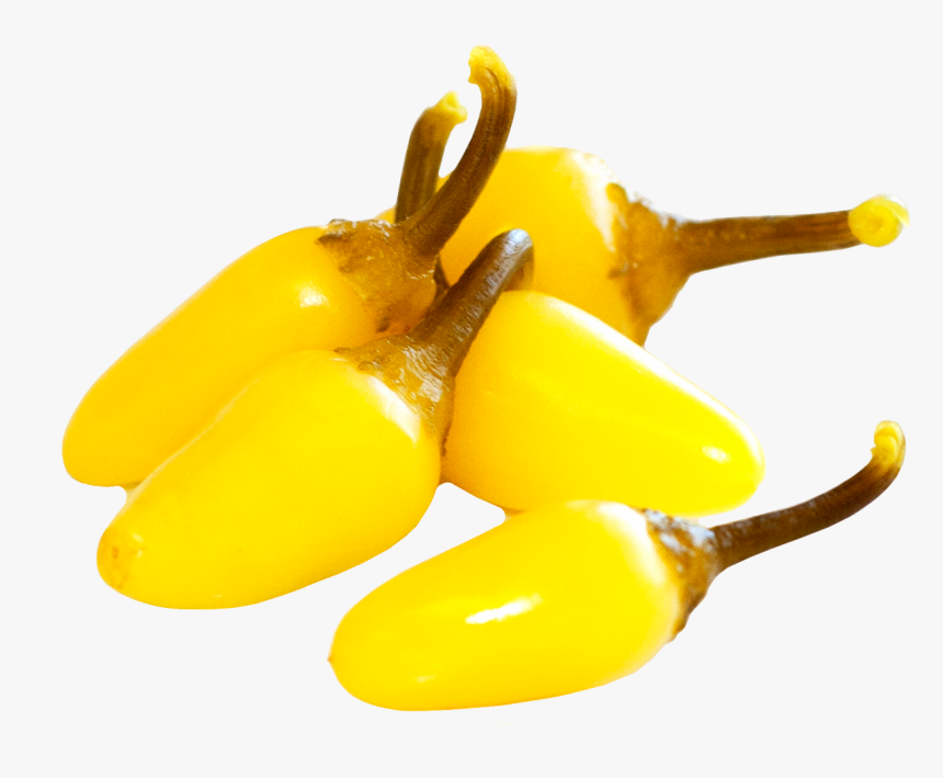 Yellow,banana,banana Family,bell Peppers And Chili - Banana Jalapeno, HD Png Download