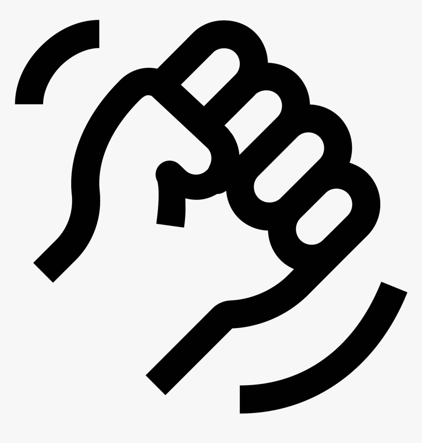 This Icon Shows An Outline Of A Fist Up To The Wrist - Coil Rear Springs 1972 Ford, HD Png Download