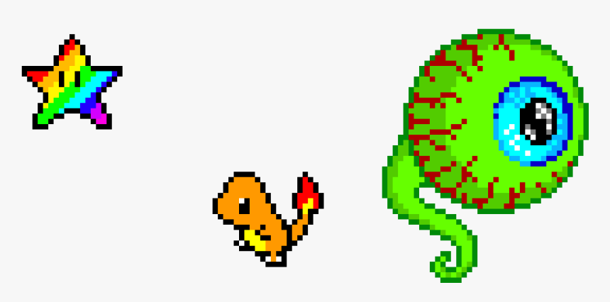 Monster Pixel Art Png, Transparent Png