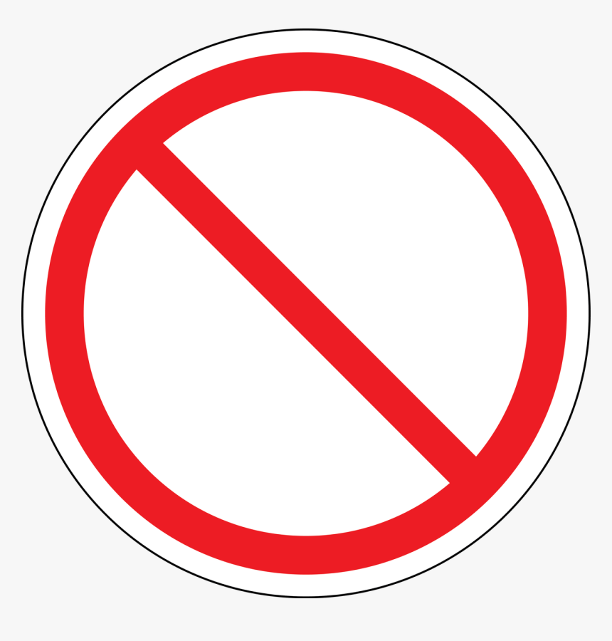No Smoking Red Circle, HD Png Download