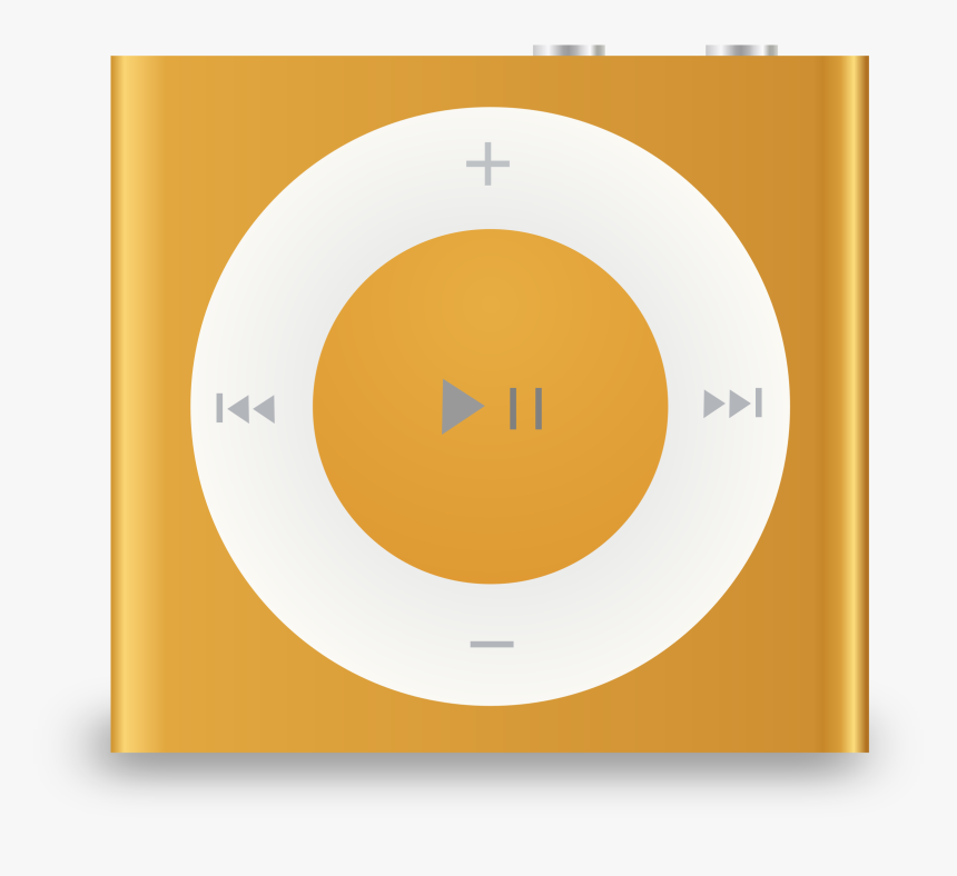Ipod Shuffle Svg Clip Arts - Ipod Shuffle 4th Generation Orange, HD Png Download