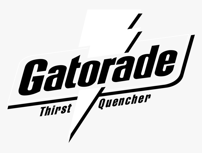 Gatorade Logo Black And White - Gatorade, HD Png Download