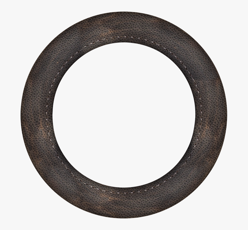 Frame, Empty, Leather, Stitched, Border, Design - 29 X 2.5 Tires, HD Png Download