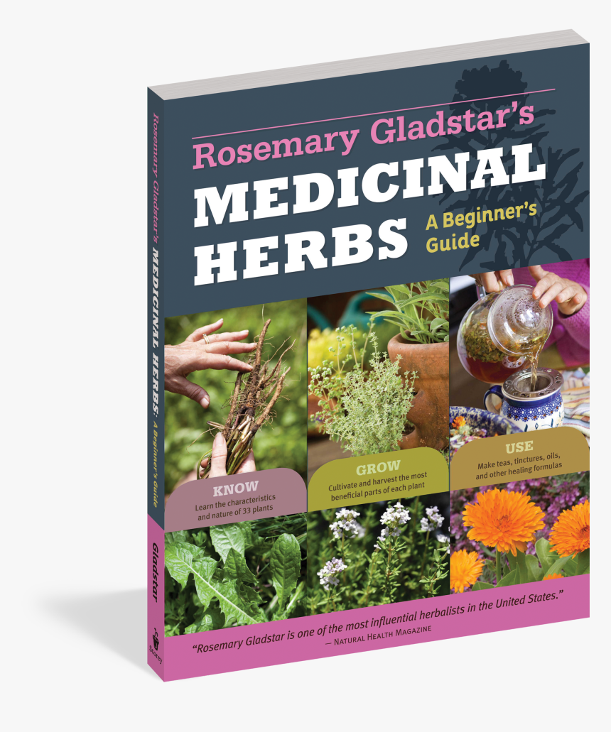 Cover - Rosemary Gladstar's Medicinal Herbs A Beginner's Guide, HD Png Download