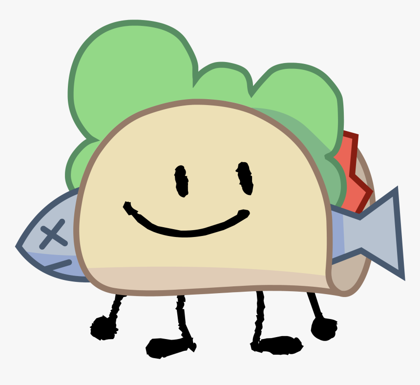 Transparent Taco Clipart Png - Bfb Taco, Png Download