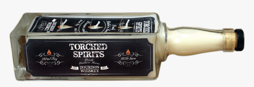 Torched Products Beer Candles Torched Spirits Bourbon - Wine Bottle, HD Png Download