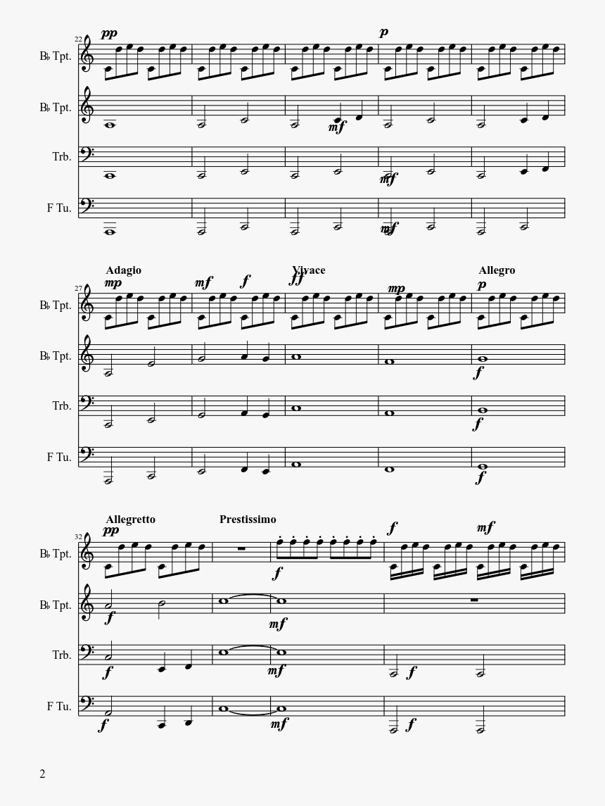 Leave Out All The Rest Sheet Music, HD Png Download