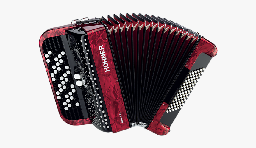 Clip Art Hohner Nova Bass Red - Hohner Nova Accordion, HD Png Download