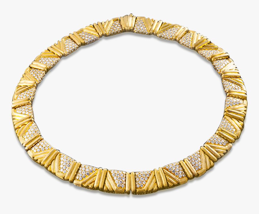 Henry Dunay Gold And Diamond Necklace, - ข้อ มือ ลาย ท้องปลิง, HD Png Download