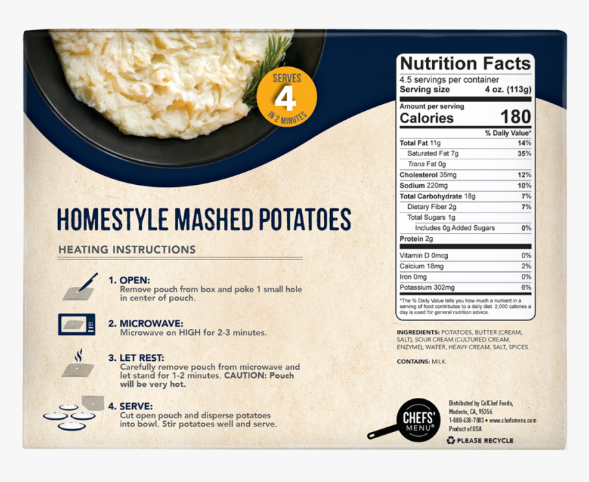 Mashed Potato, HD Png Download