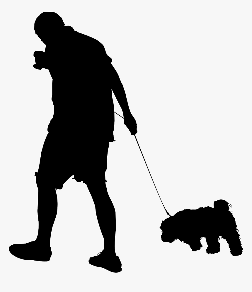 Dog Human Behavior Male Leash - Dog Catches Something, HD Png Download
