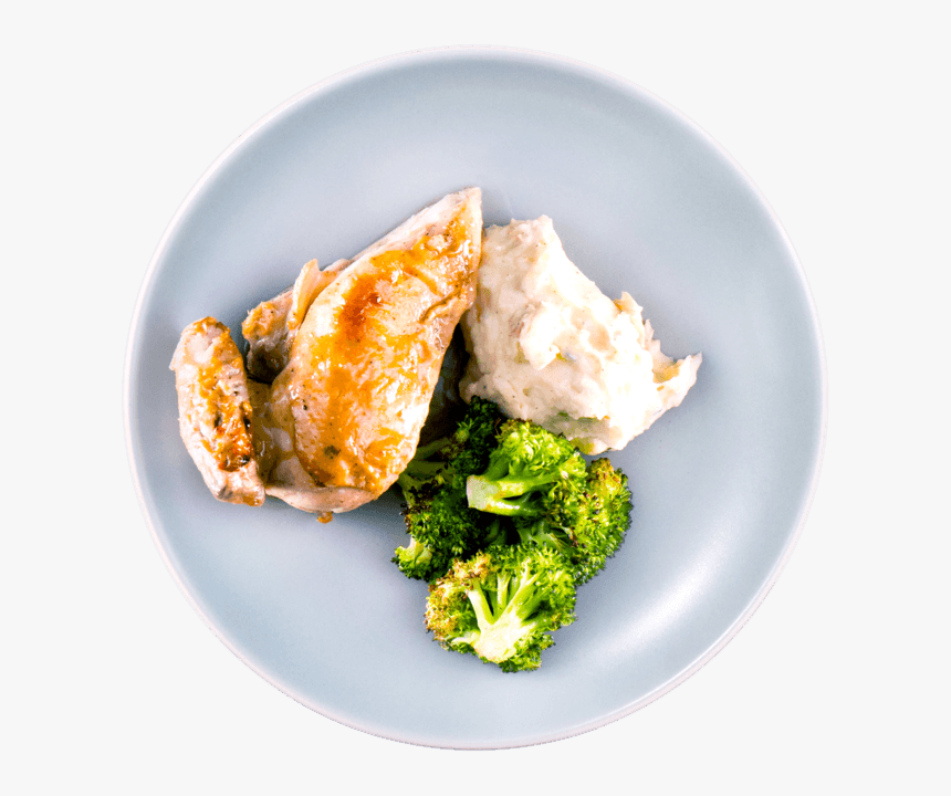 Mashed Potatoes Chicken And Broccoli, HD Png Download