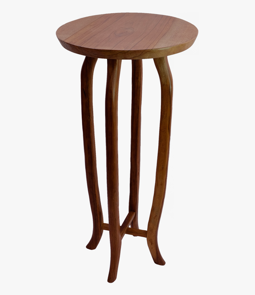 Wood Pedestal With Curved Legs 
 Class Lazyload Lazyload - End Table, HD Png Download