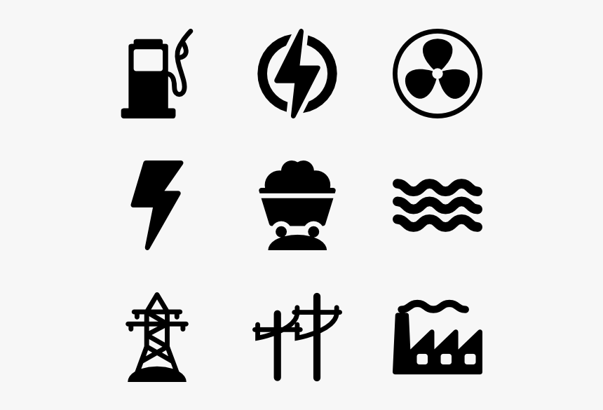 Energy And Power Icons, HD Png Download