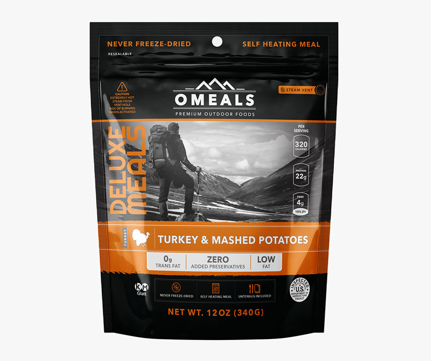 Omeals Turkey Mashed Potatoes 01 - Packaging And Labeling, HD Png Download