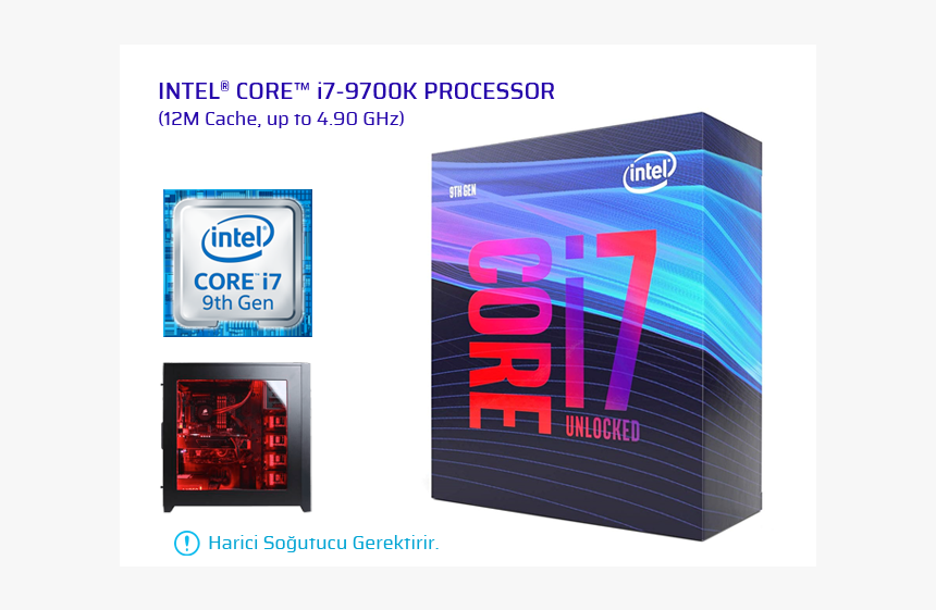 Img - Intel Core I7 9700k Png, Transparent Png