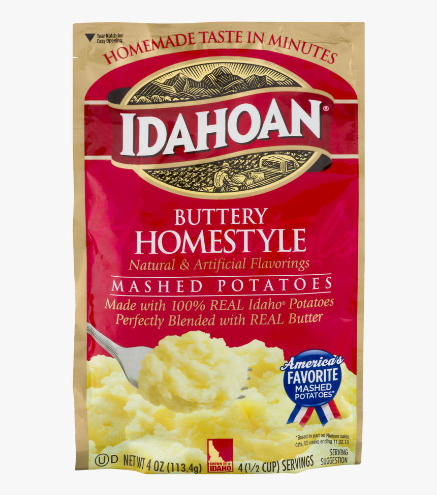 Idahoan Buttery Homestyle Mashed Potatoes, HD Png Download