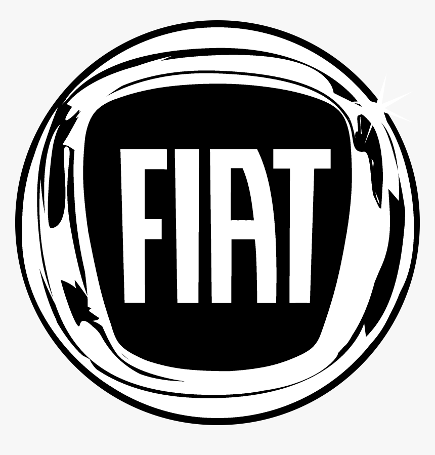 Fiat Logo Black And White, HD Png Download