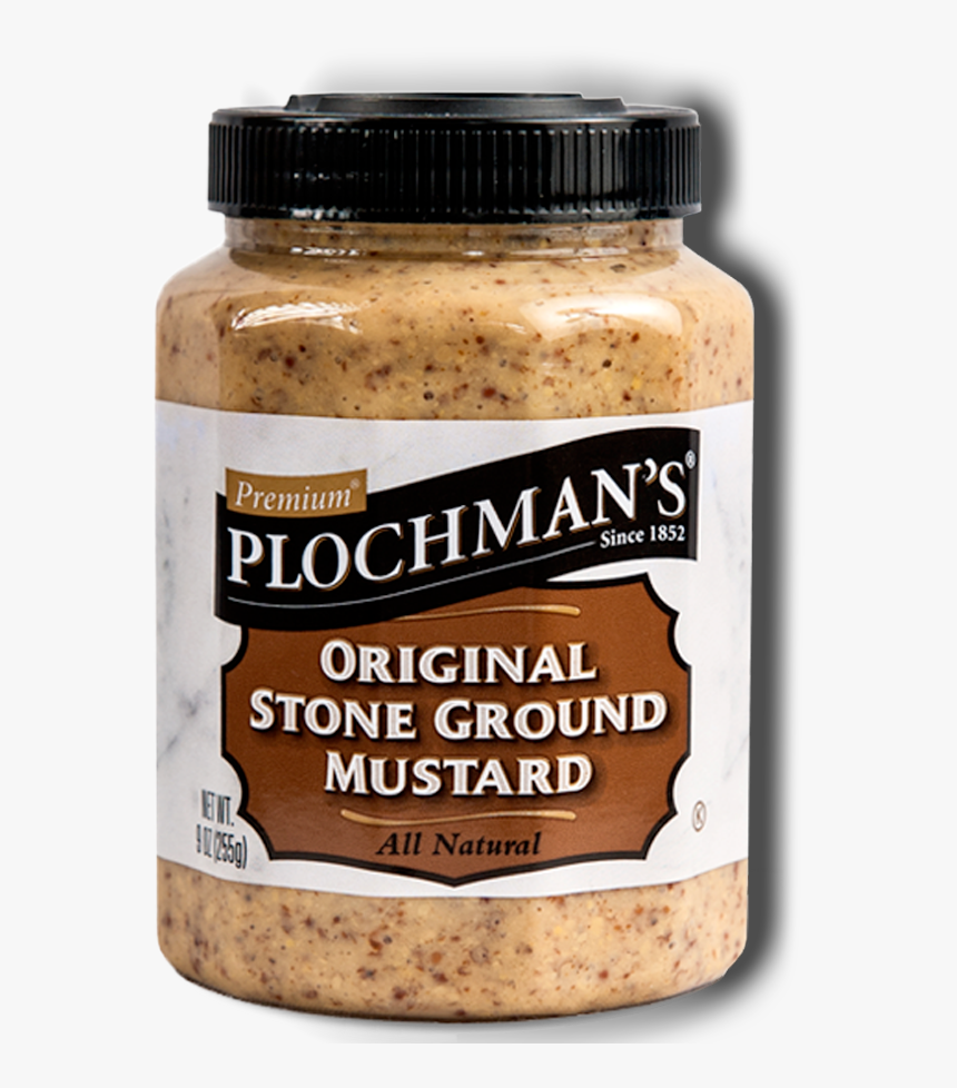 Plochman S Premium Original Stone Ground Mustard - Plochman's Original Stone Ground Mustard, HD Png Download