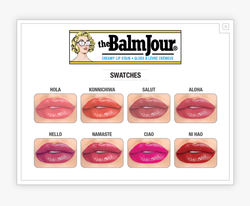 Thebalm Balmjour Creamy Lip Stain - Thebalmjour Creamy Lip Stain In Salut, HD Png Download