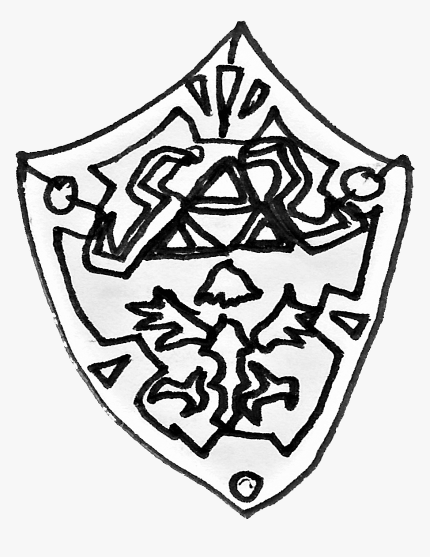 Transparent Hylian Shield Png - Emblem, Png Download