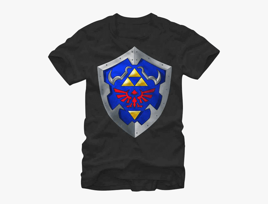Zelda Hylian Shield T Shirt - The Legend Of Zelda, HD Png Download