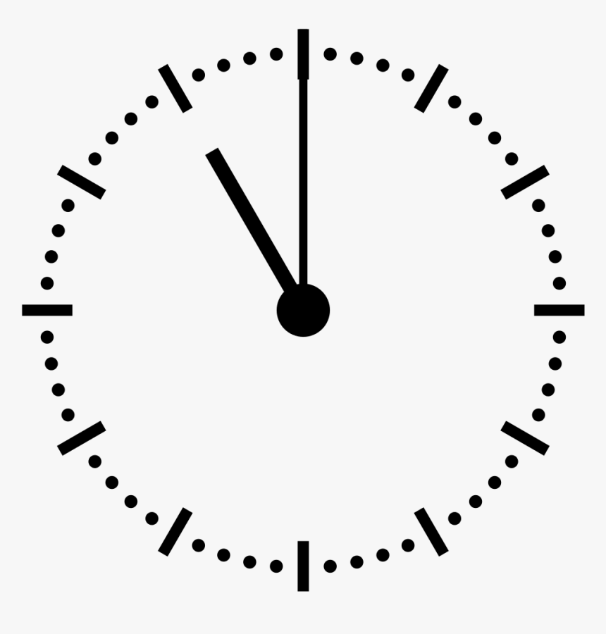 File - Clock 11-00 - Svg - 12 00 Clock Png - 06 30 Clock Png, Transparent Png