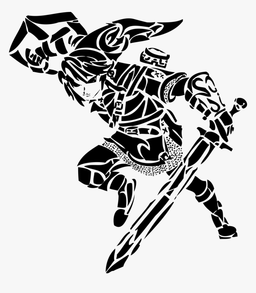 Tribal Art Drawings - Legend Of Zelda Blue, HD Png Download